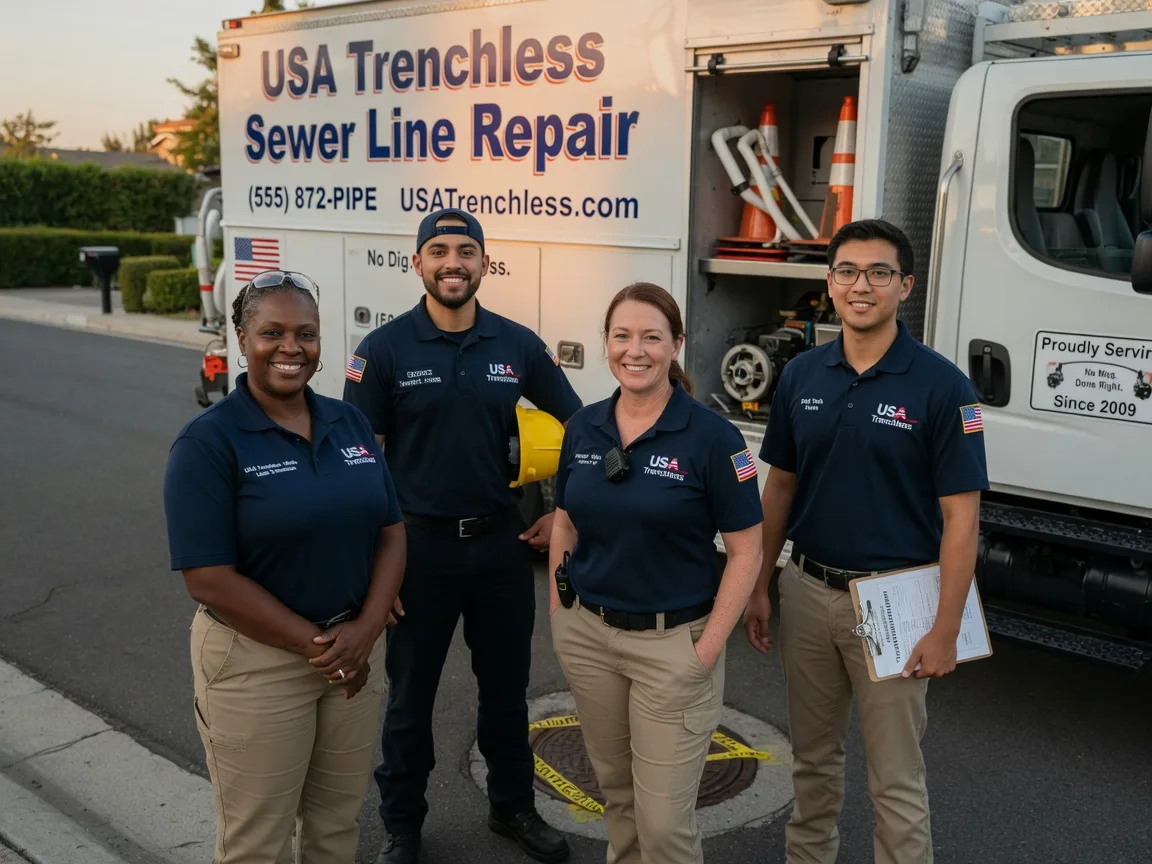 Sewer Line Repair company in The Plains, OH